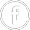 White Facebook icon