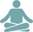 Icon of person sitting criss cross
